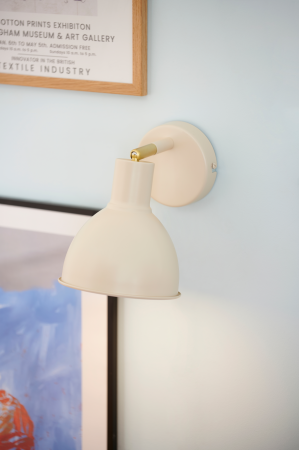 Nordlux Pop dekorative Wandleuchte Beige E27 dimmbar schlichtes Design